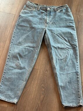 Vintage Y2K Levi’s 550 1998 Relaxed Fit Tapered Leg Blue Denim Jeans 16 WS